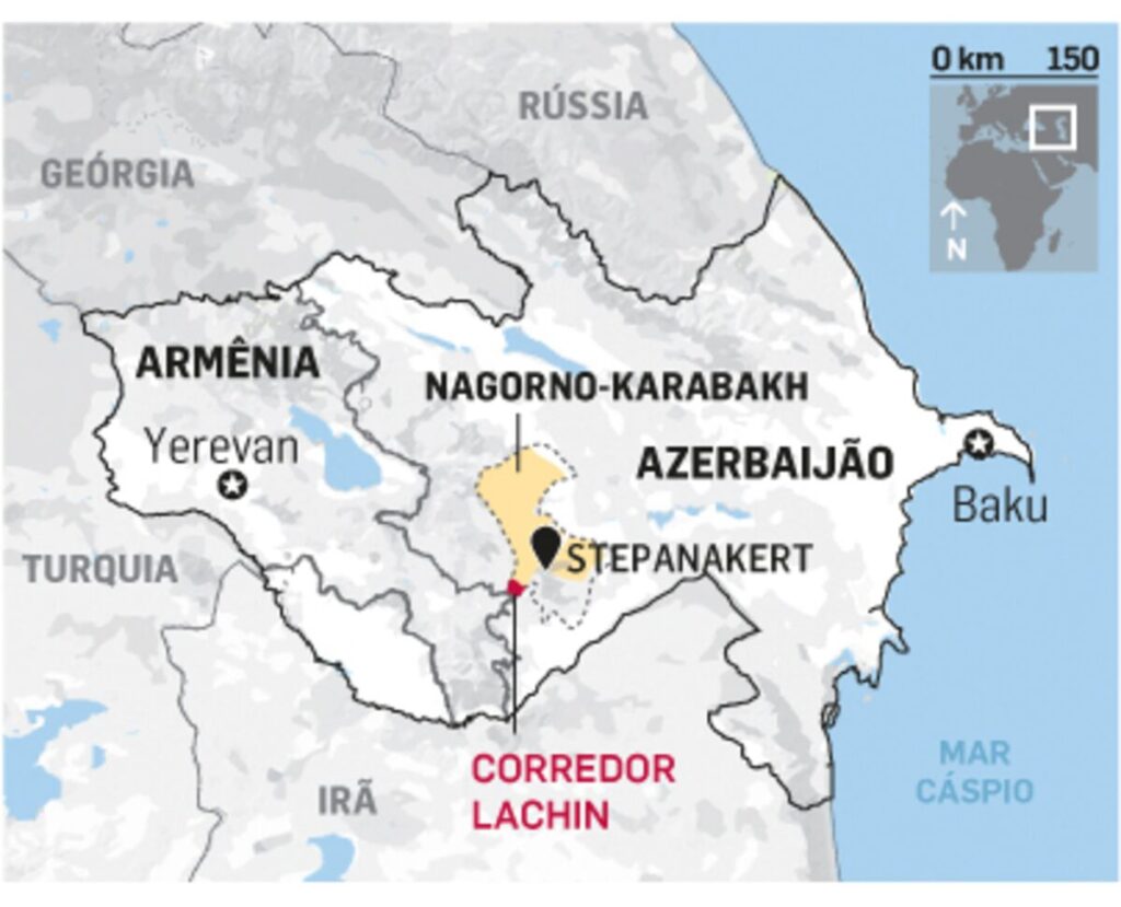 mapa-estadao-1024x829 O Genocídio Armênio e a Crise em Nagorno-Karabakh